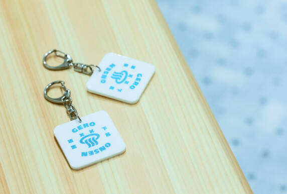 景品グッズであるキーホルダー